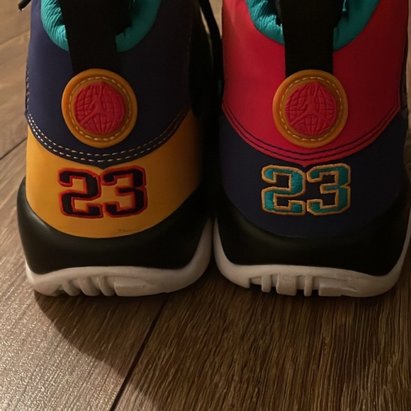 NIKE Air Jordan Retro 9’s multi colour men’s size 7 - Picture 5 of 5